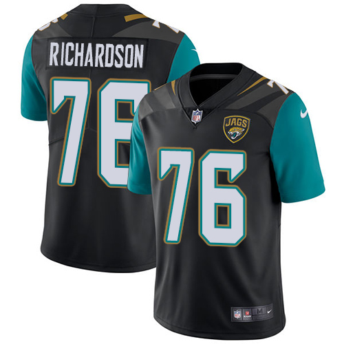 Nike Jacksonville Jaguars 76 Will Richardson Black Team Color Men Stitched NFL Vapor Untouchable Limited Jersey